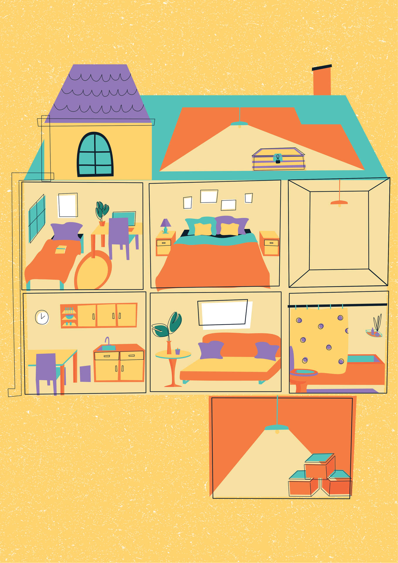 Haus Vektorillustration
