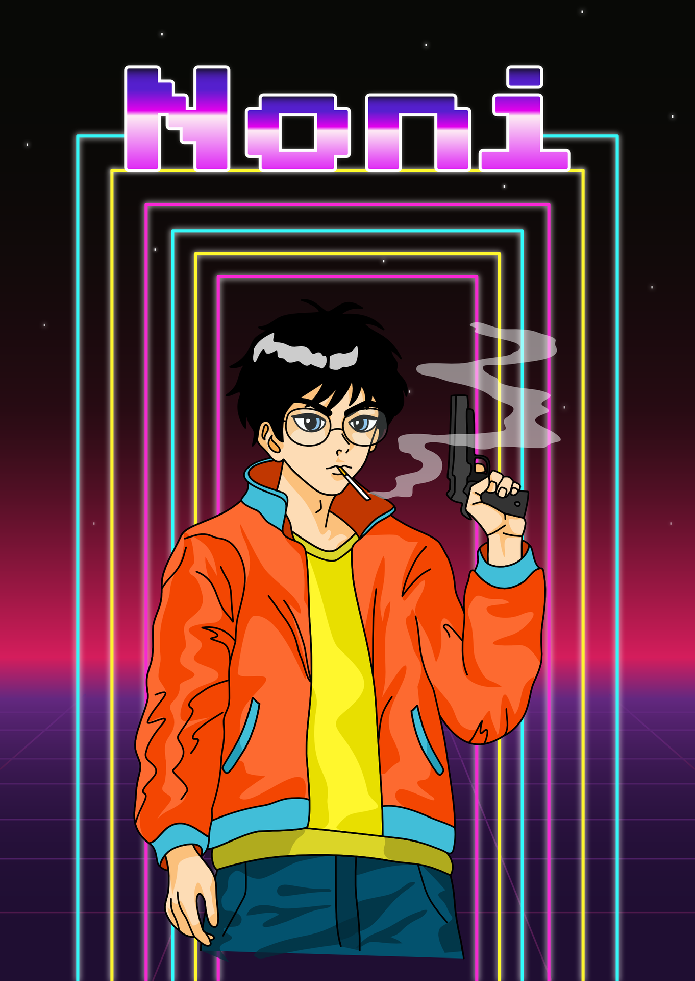Vektorillustration Noni