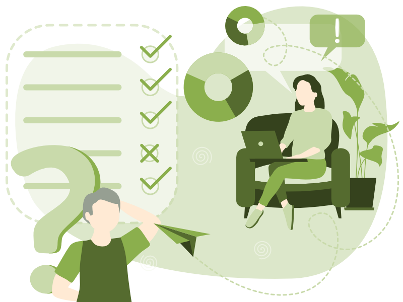 Berater Website Illustration